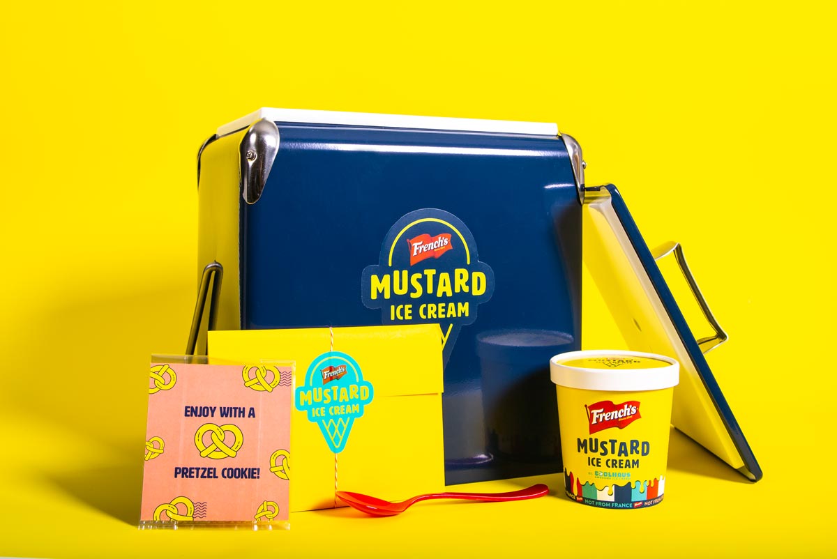 French's Mustard Ice Cream cooler
