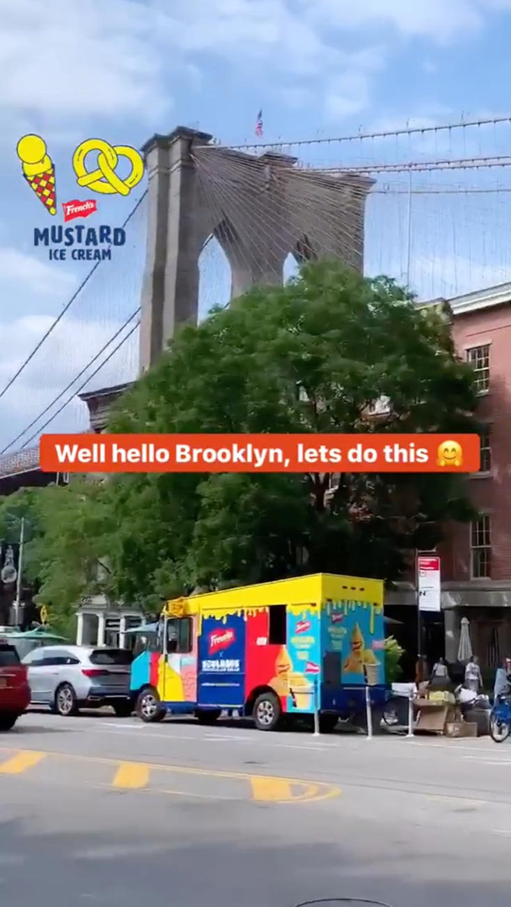 French's Mustard Ice Cream truck