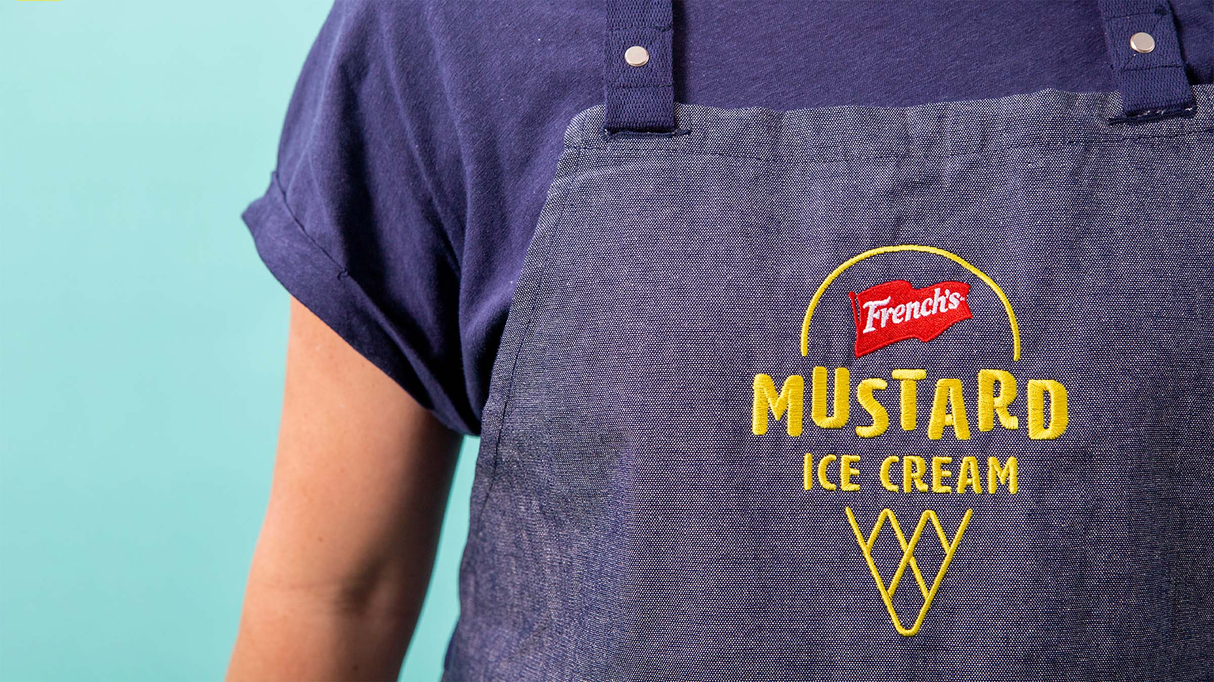 Mustard Ice Cram apron