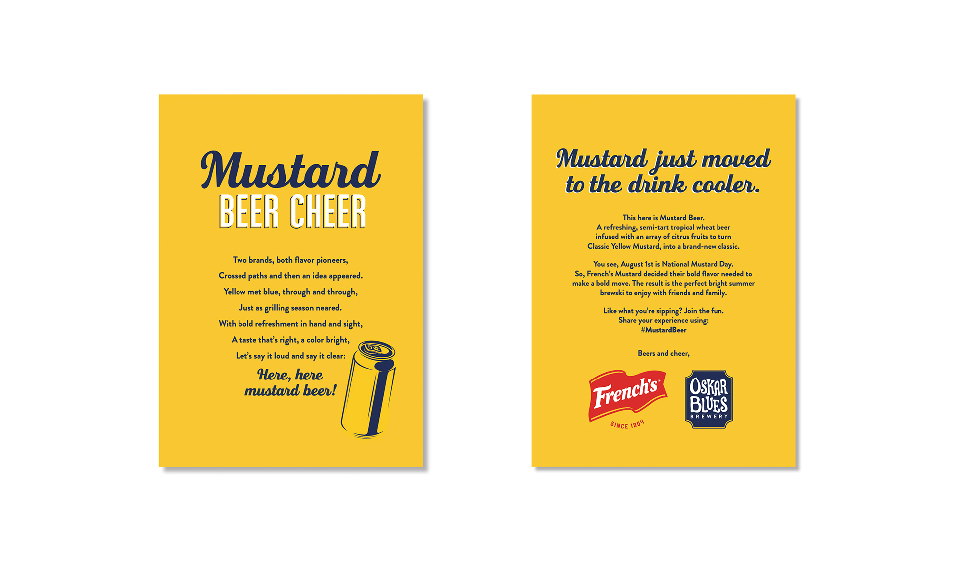 Mustard beer posters